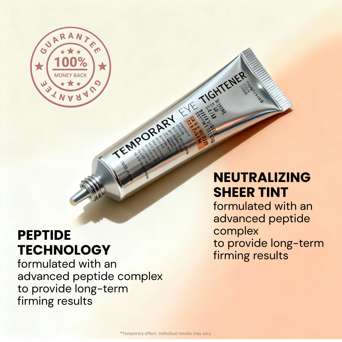 קרם מיצוק עיניים זמני